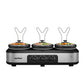 Sunvivi Triple Slow Cooker Buffet Server 3*1.5QT