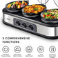 Sunvivi Triple Slow Cooker Buffet Server 3*1.5QT