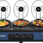 Sunvivi Triple Slow Cooker Buffet Server 3*1.5QT - Blue