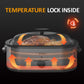Sunvivi Turkey Roaster with 3 Separate Buffet Server Trays (18-20QT)