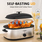 Sunvivi Turkey Roaster with 3 Separate Buffet Server Trays (18-20QT)
