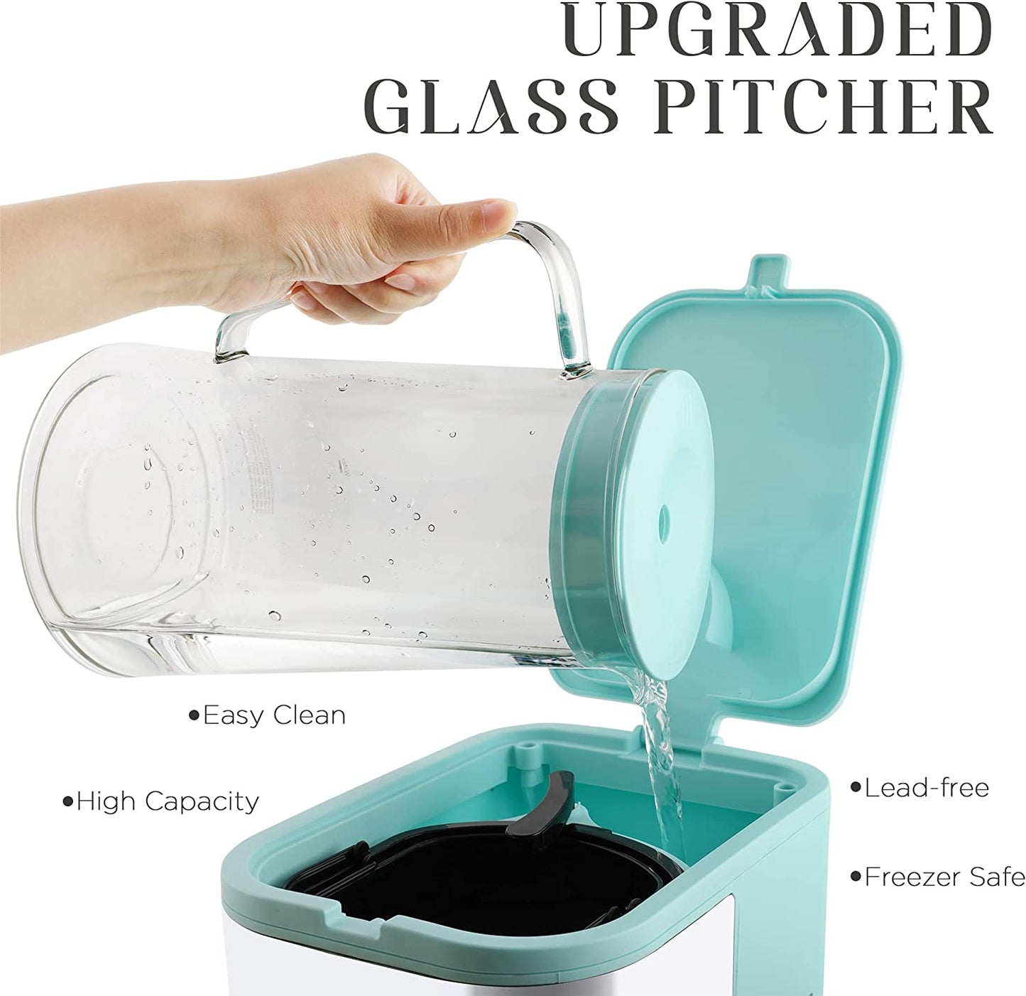 Iced Tea Maker with Upgrade 3 Quart Infusion Glass Pitcher,Ice Tea Mak –  Heynemo