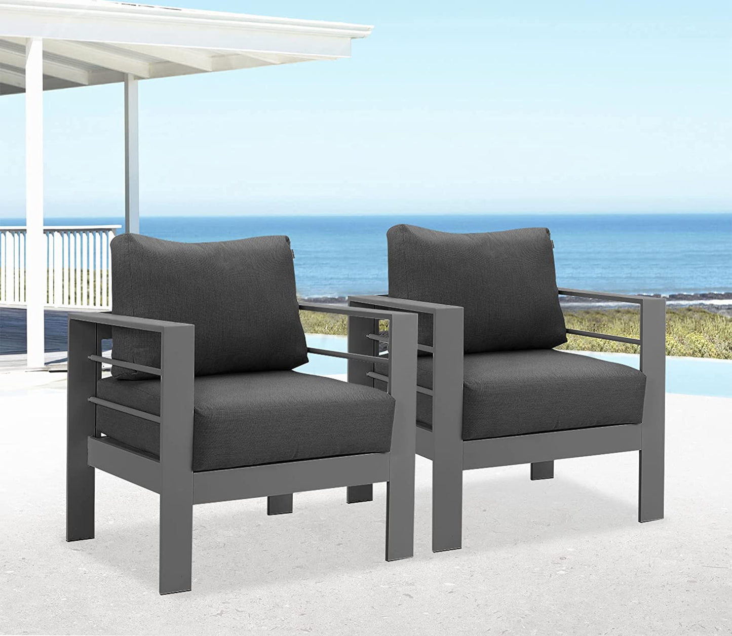 Aluminum Patio Furniture Armchair