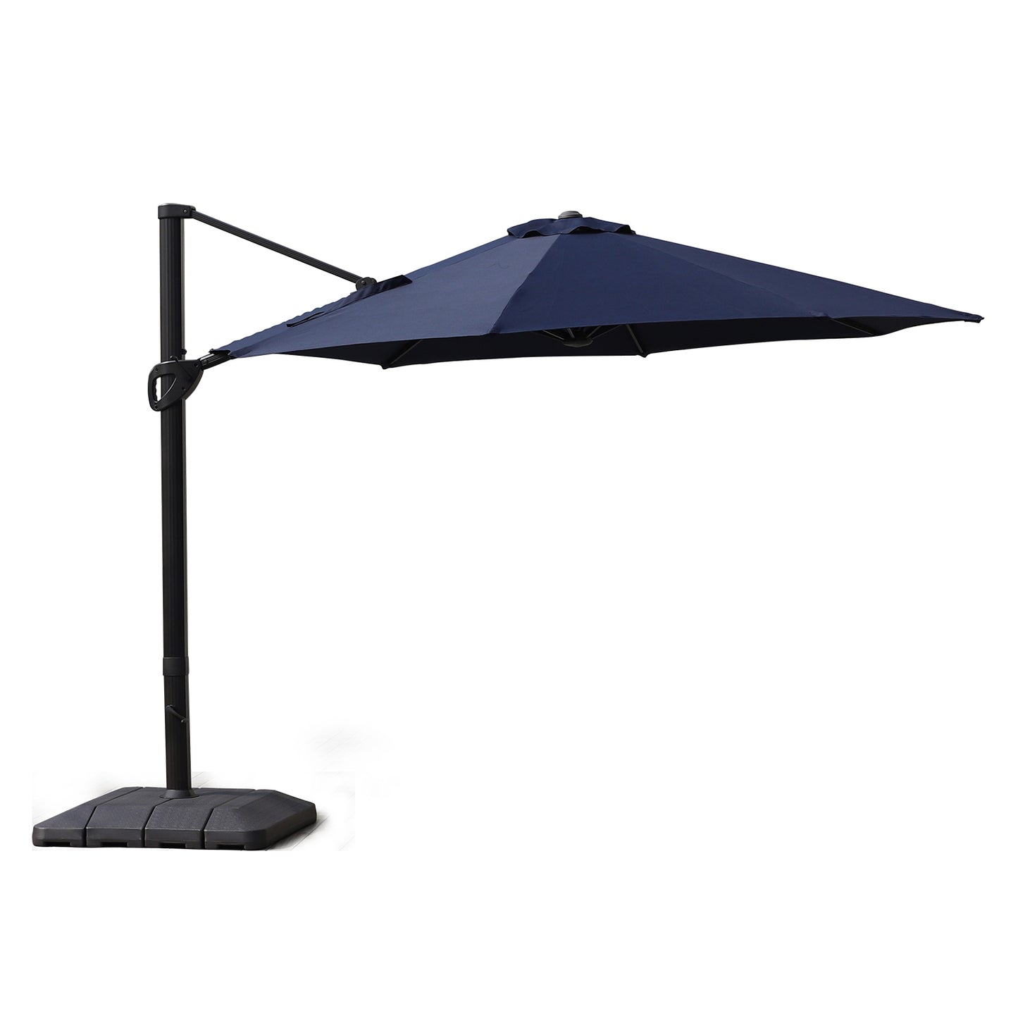 Offset patio umbrella with base included 11ft Offset Cantilever Umbrella